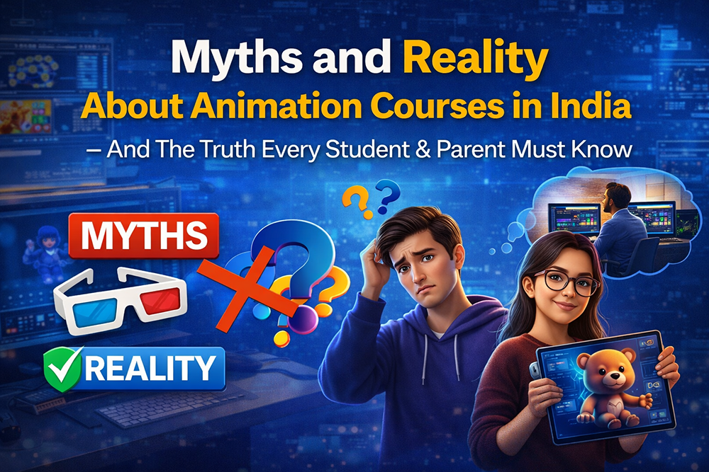 Myths and Reality about Animation Courses in India